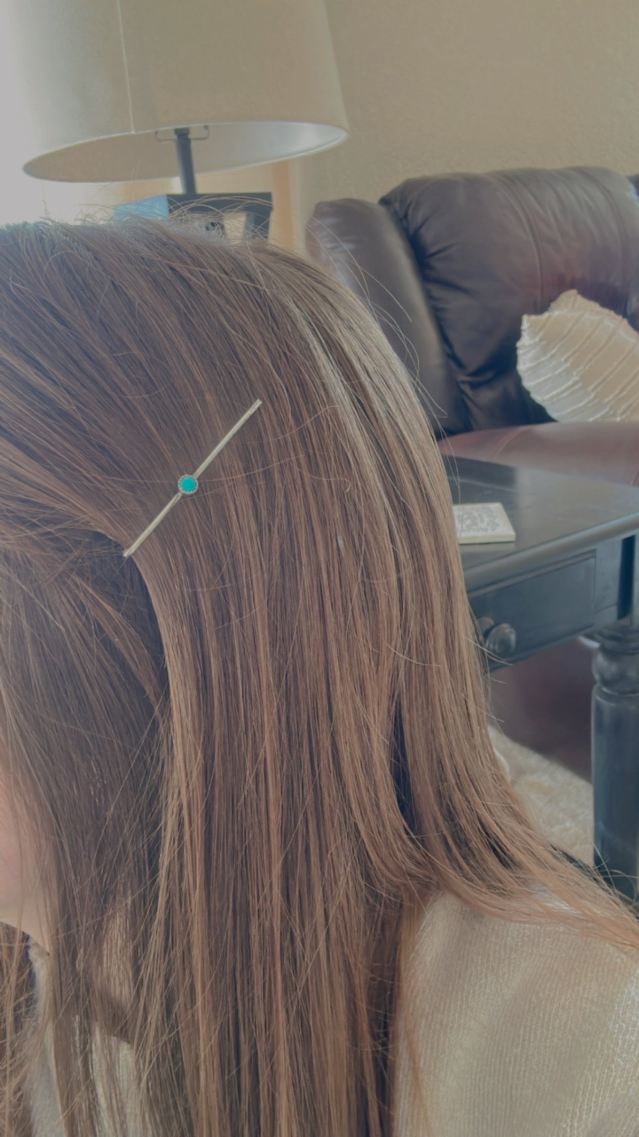 Turquoise Bobby Pin