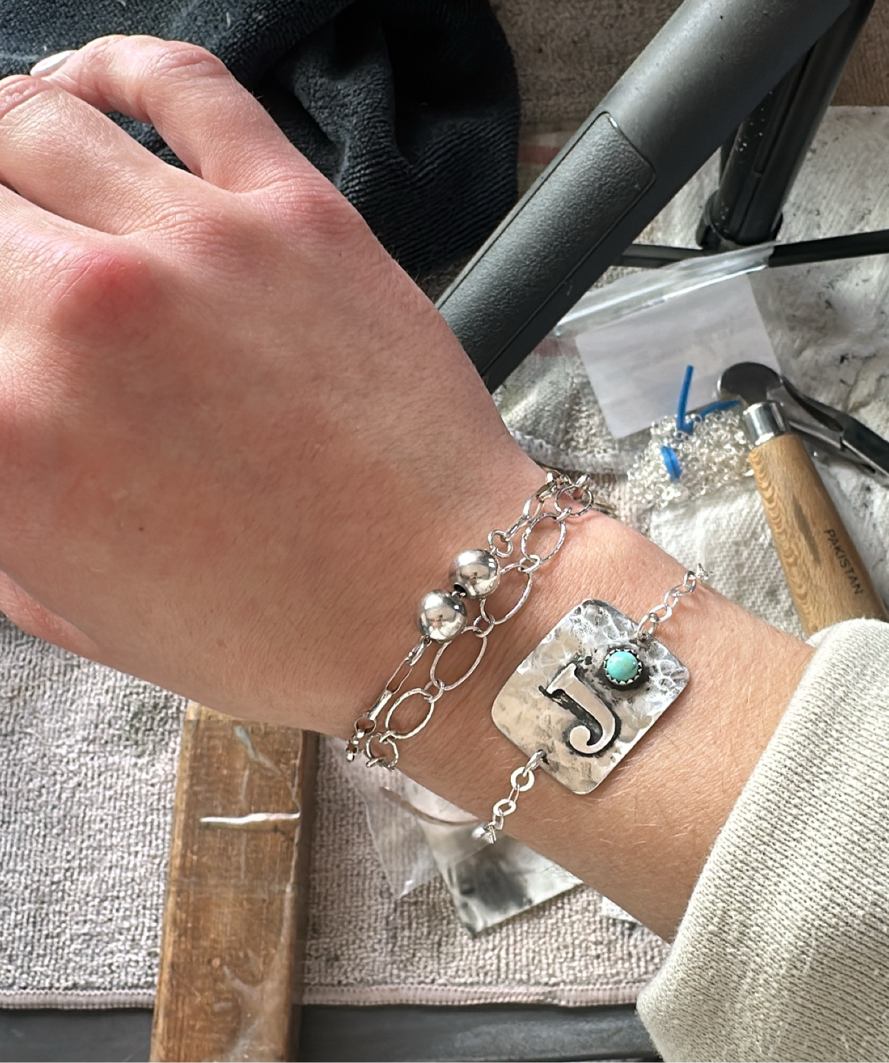 Custom Initial Bracelet