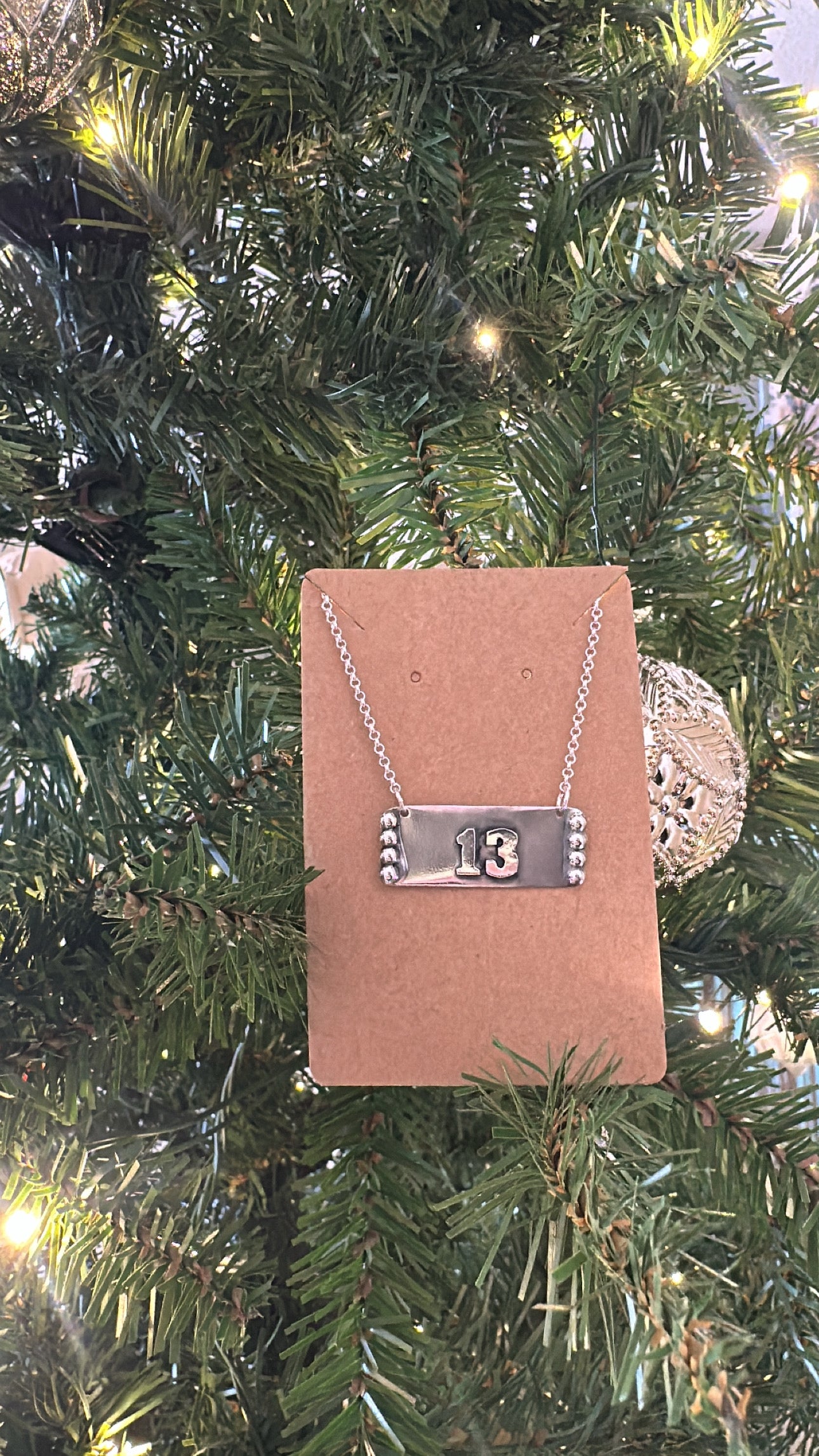 Custom Beaded Bar Necklace