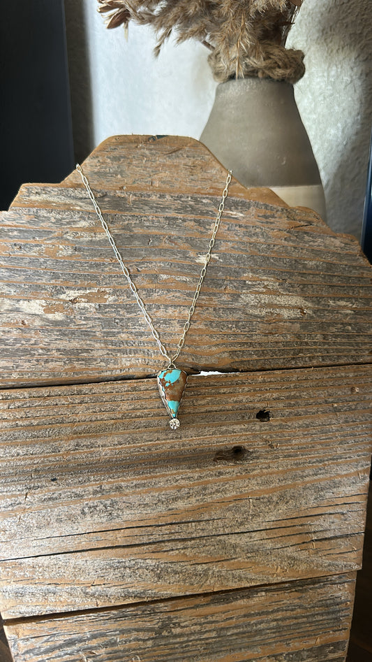 Small - Turquoise Tears Necklace