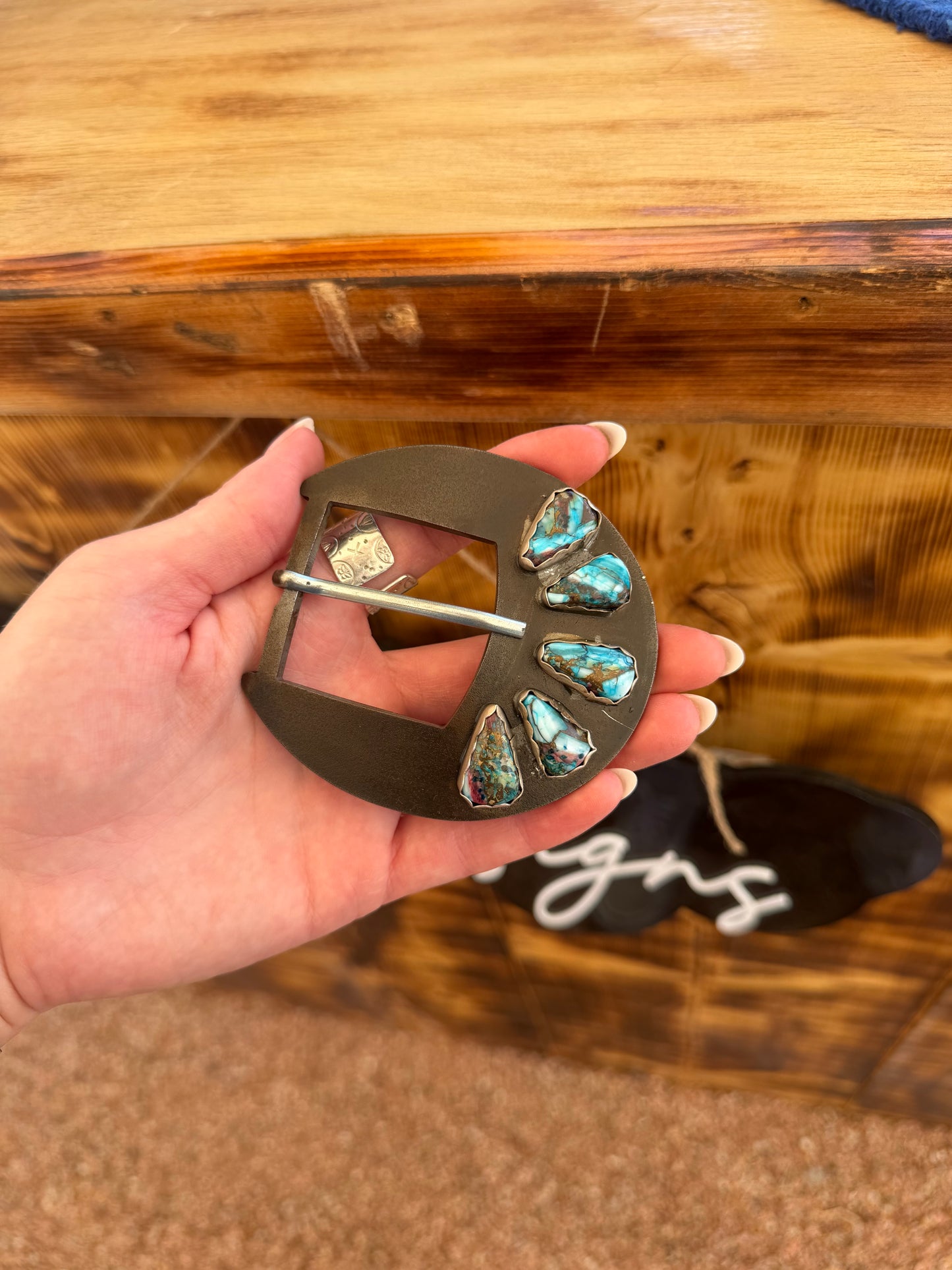 Purple Mohave Turquoise Buckle