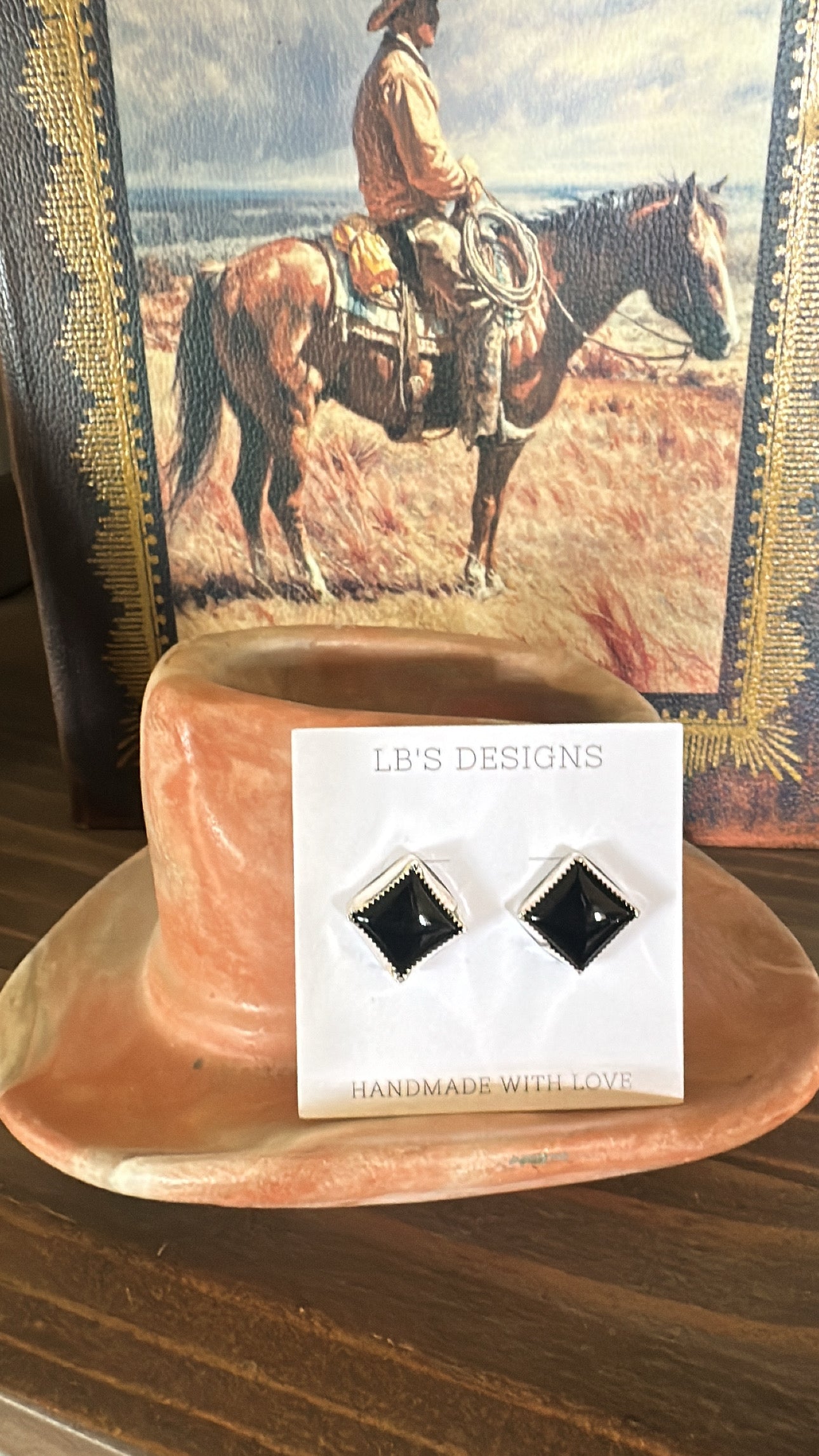 Onyx Diamond Earrings