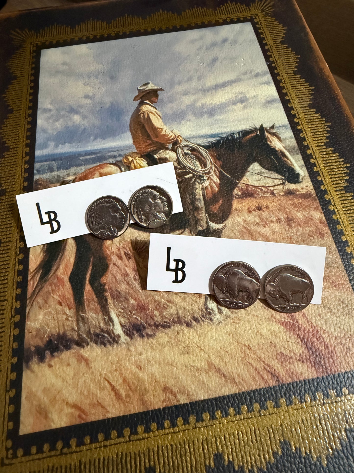 The Buffalo Nickel Earrings