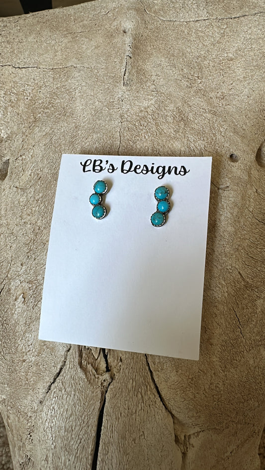 Turquoise Ear Crawler Set