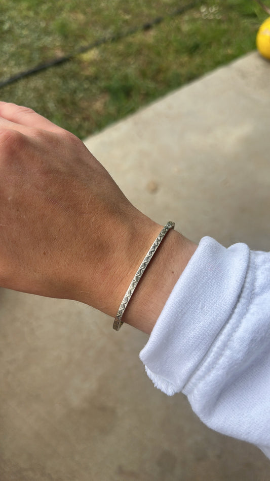 Chevron Stacker Cuff