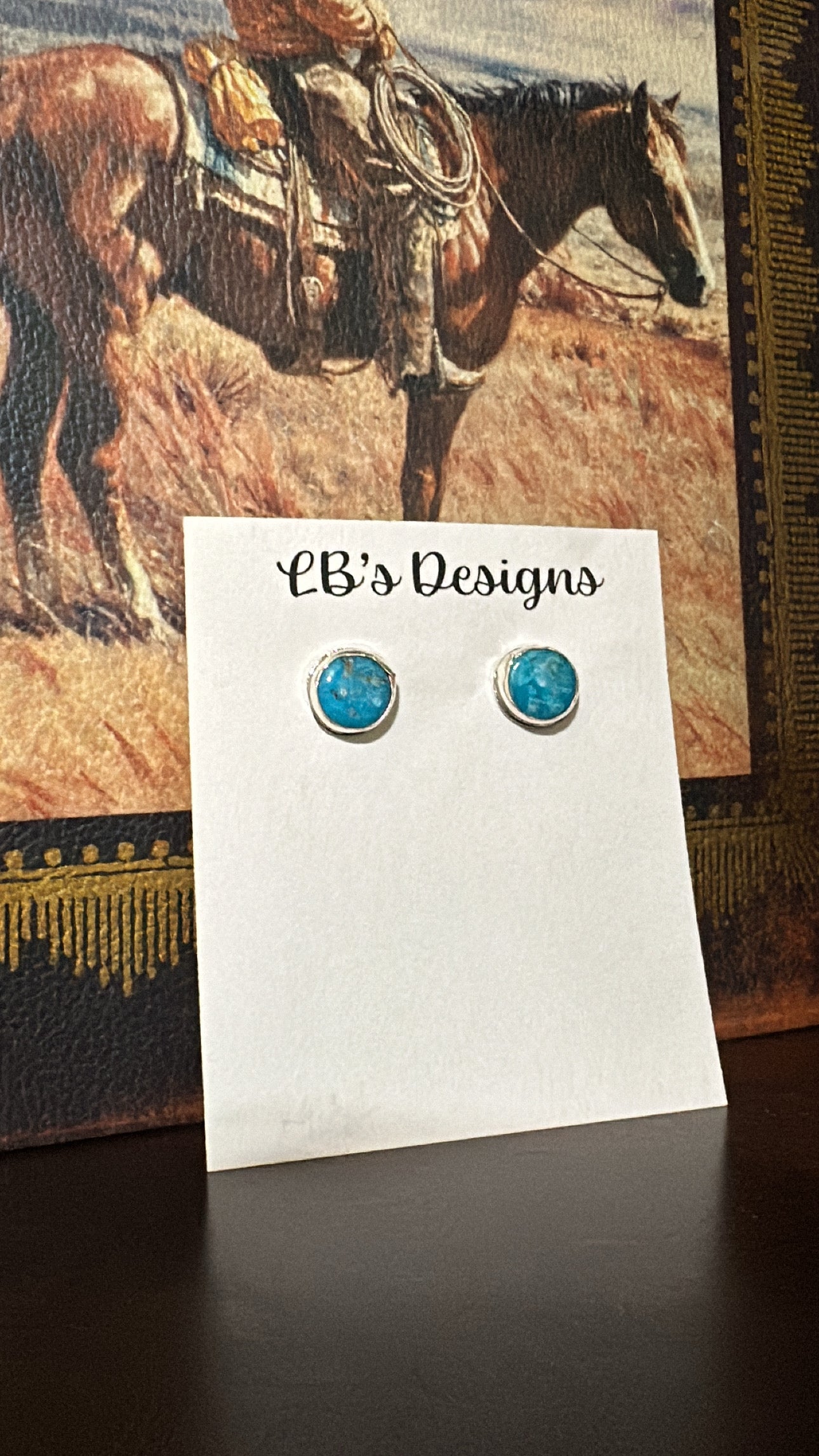 Blue Jean Earrings