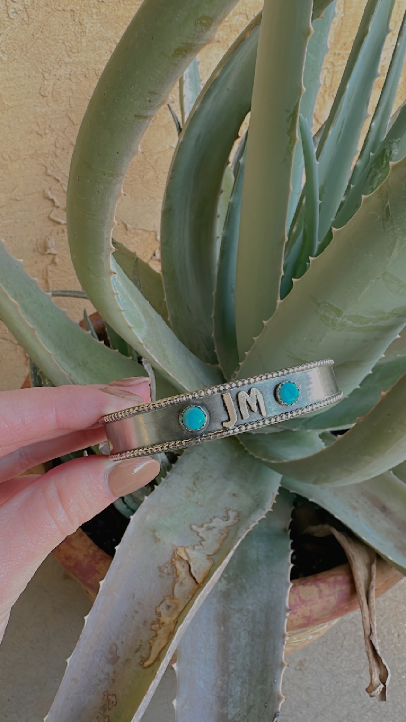 Custom Cuff w Turquoise