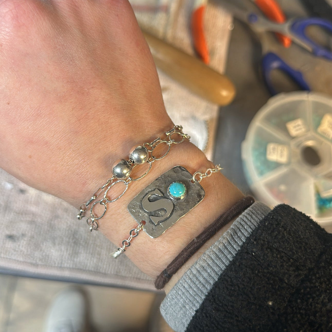 Custom Initial Bracelet