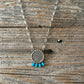 Buffalo Nickel Cluster Necklace