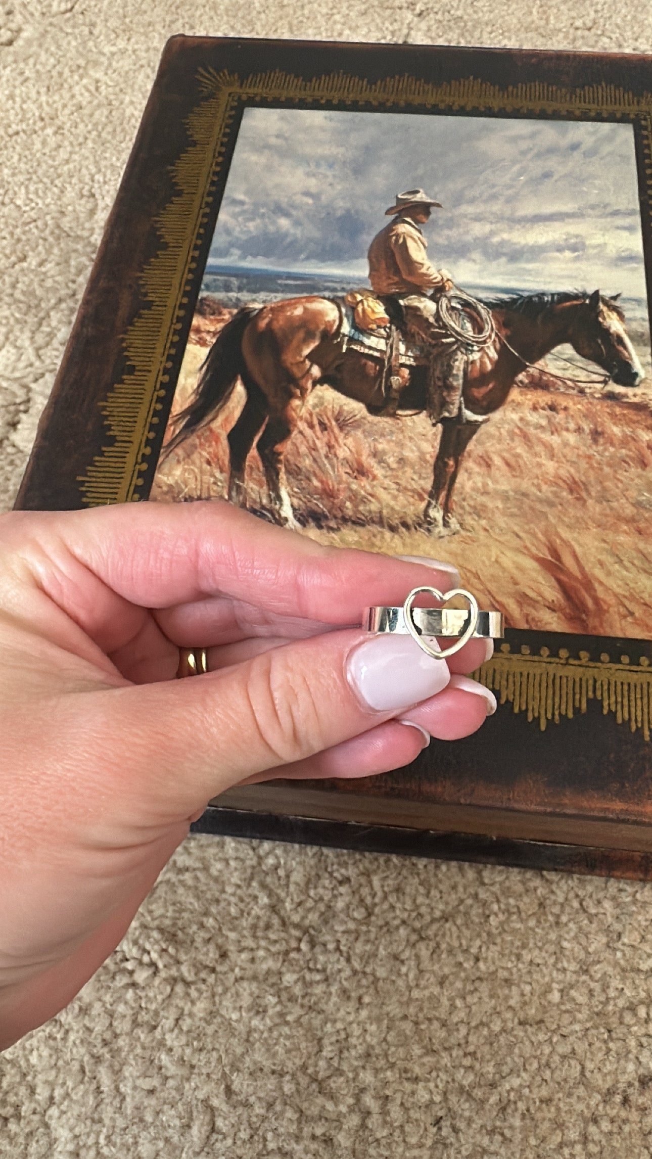 Silver Hearts Ring