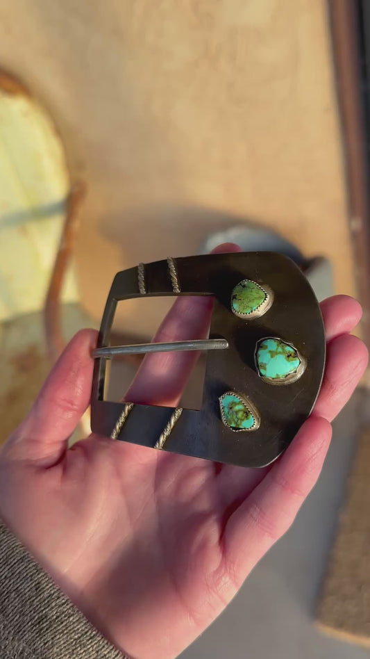 Twisted Turquoise Buckle